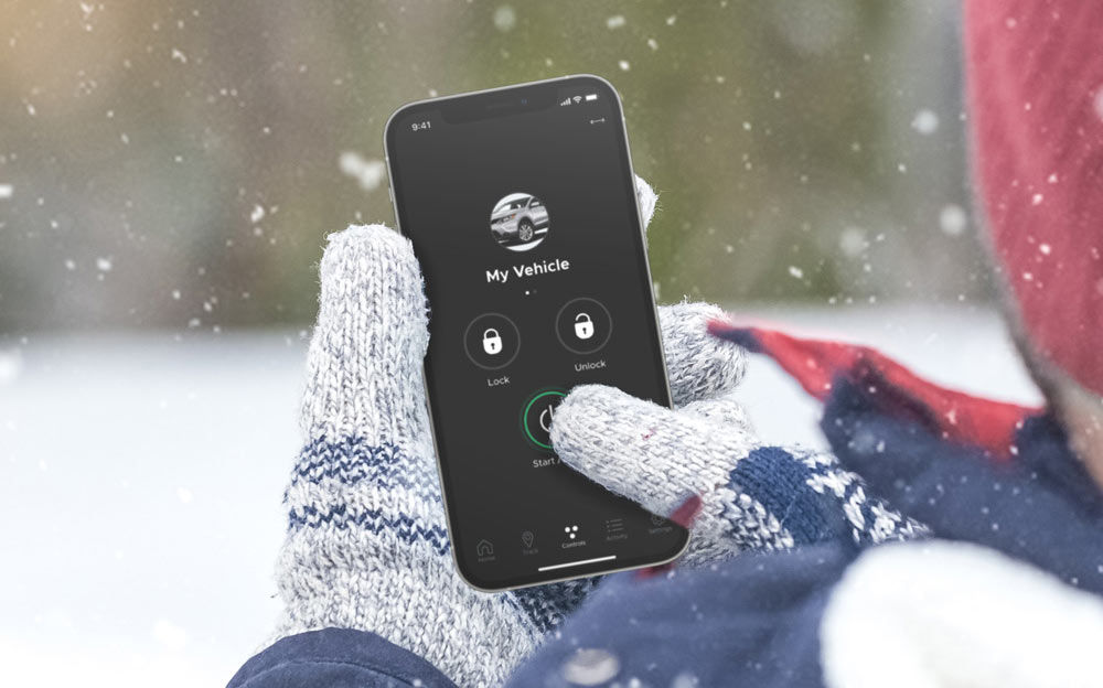 remote start using cell phone