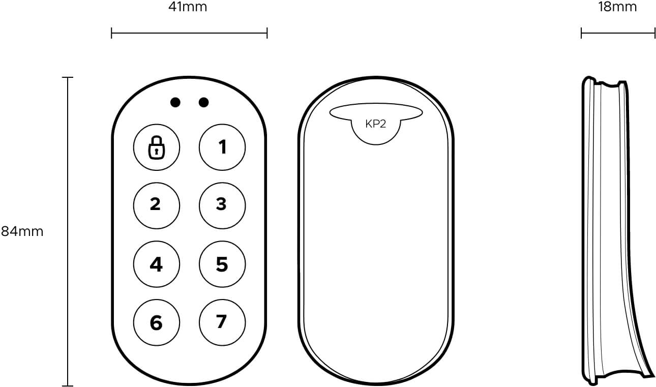 KP2 TouchPad Specs