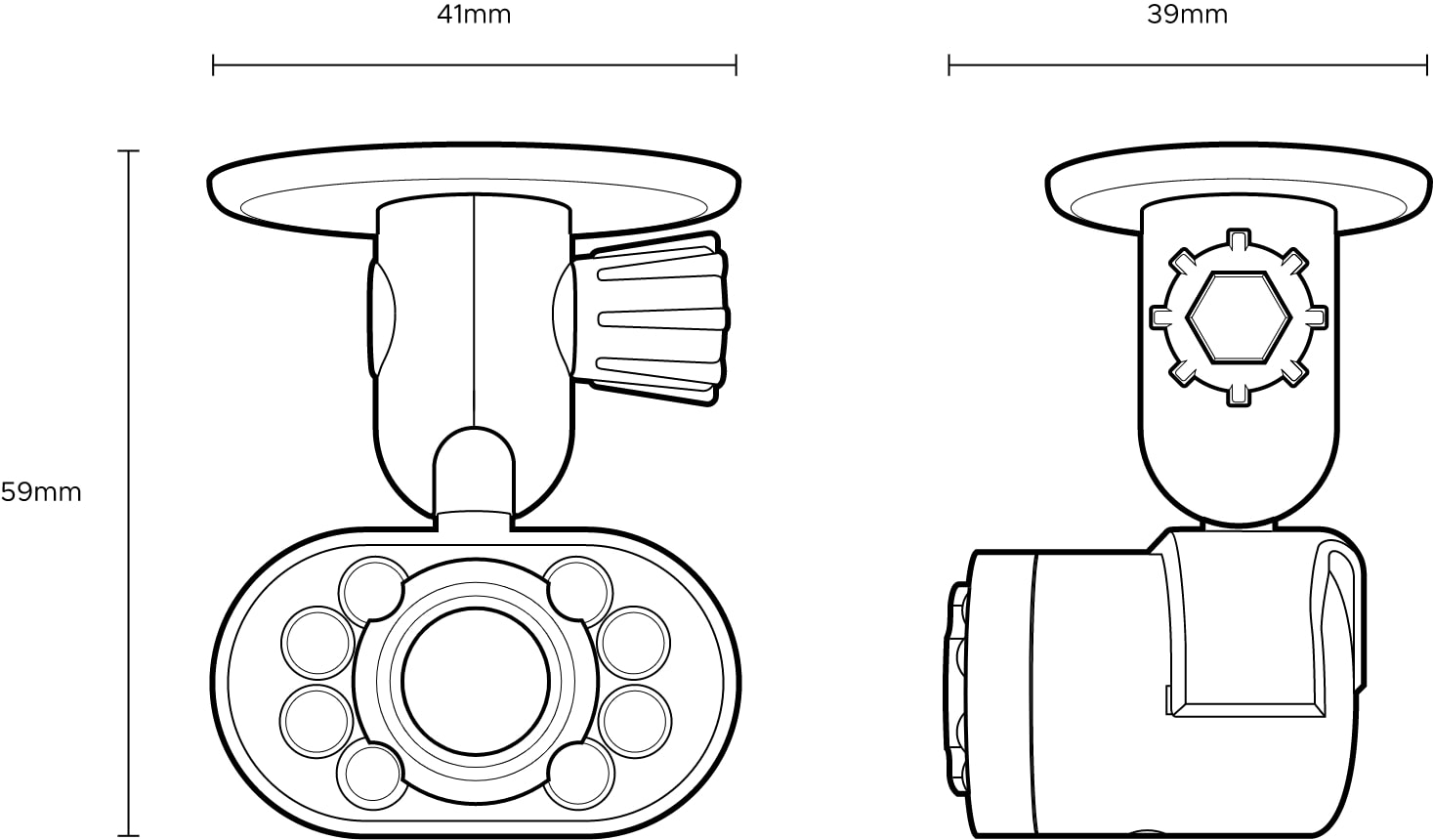 RC1 Rear Cam Specs
