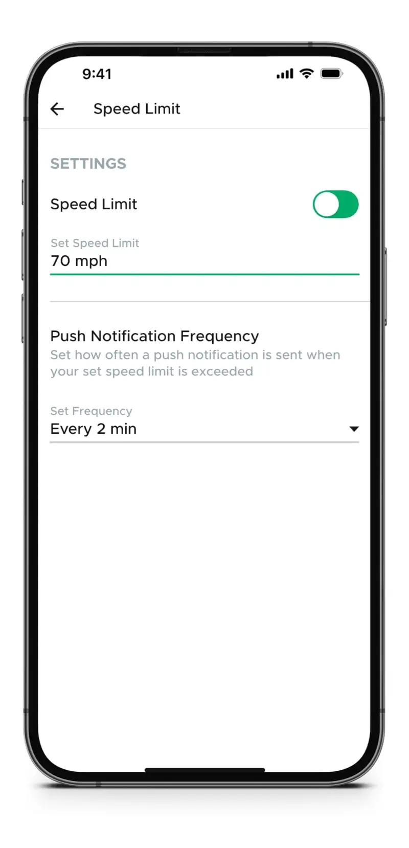 Speeding Alerts