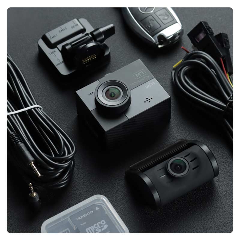 Momento M6 2-Channel Dash Cam with Wi-Fi Connectivity