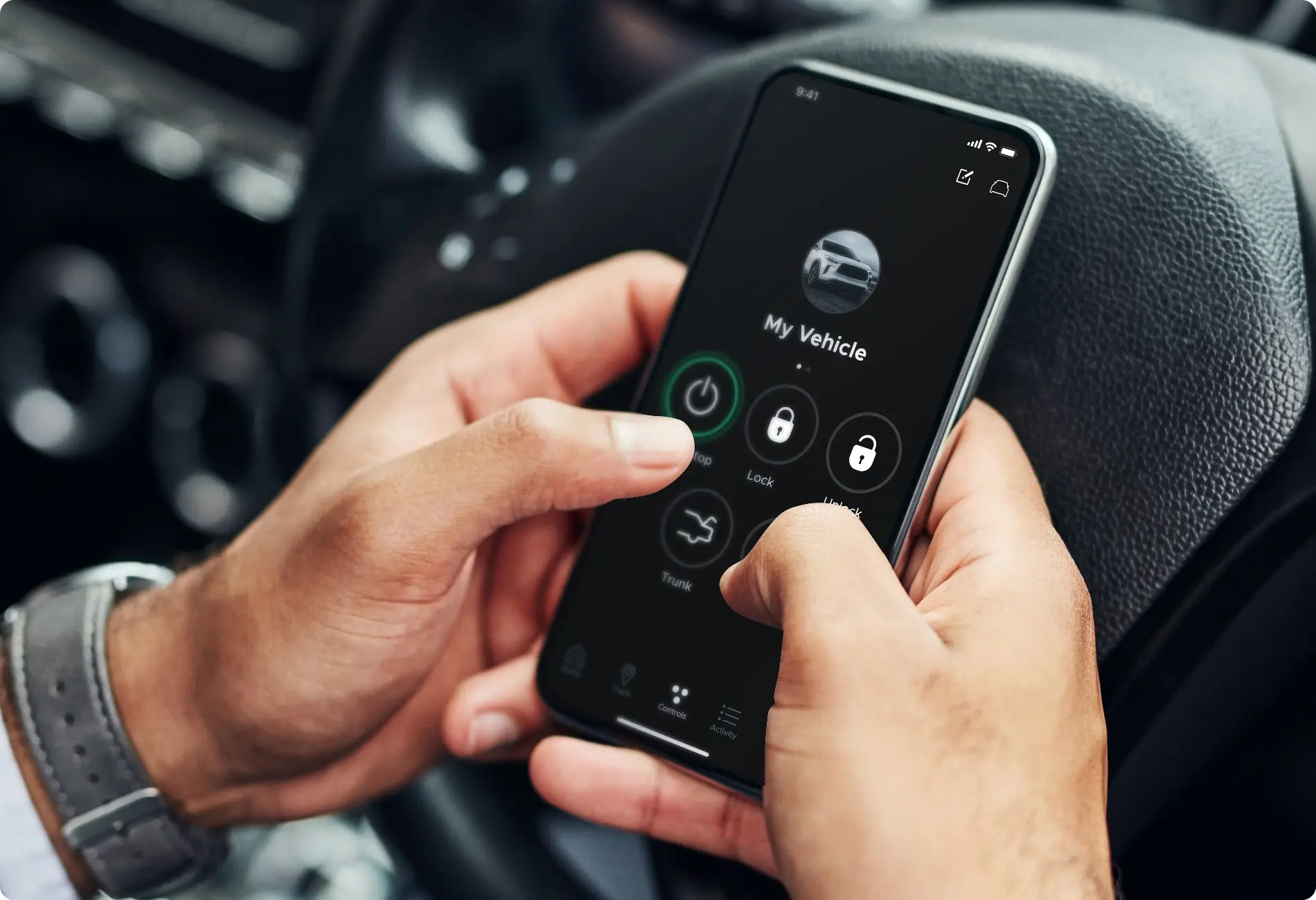 Full vehicle control in the palm of your hand
