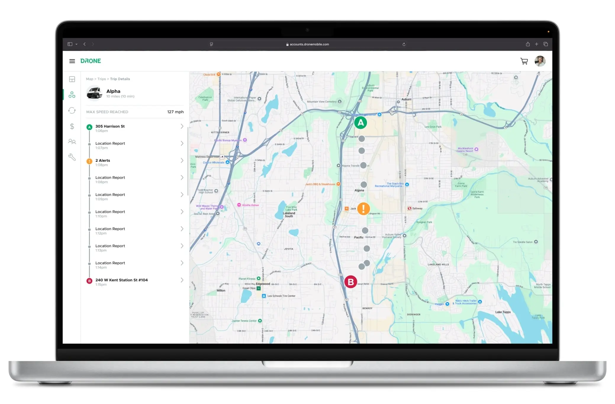 Track every mile, report every detail